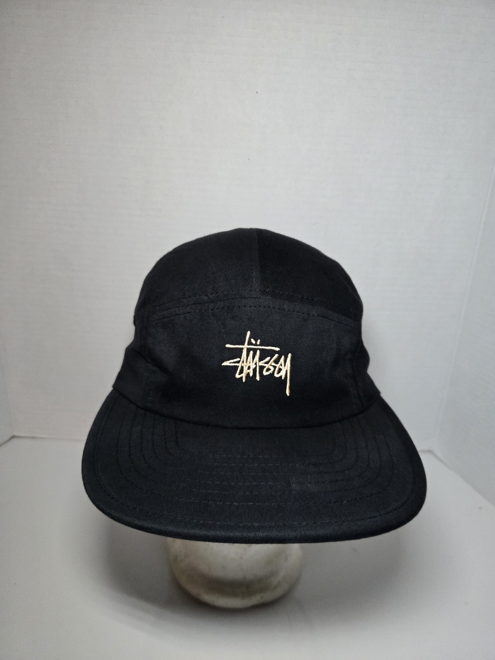 Stussy Black Classic 5 Panel Cap